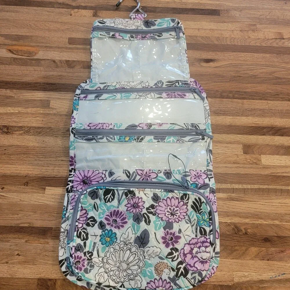 Vera Bradley Iconic Hanging Travel Organizer in the Penelope's Garden Pattern